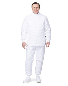 Куртка мужская утепленная «Фридж белая